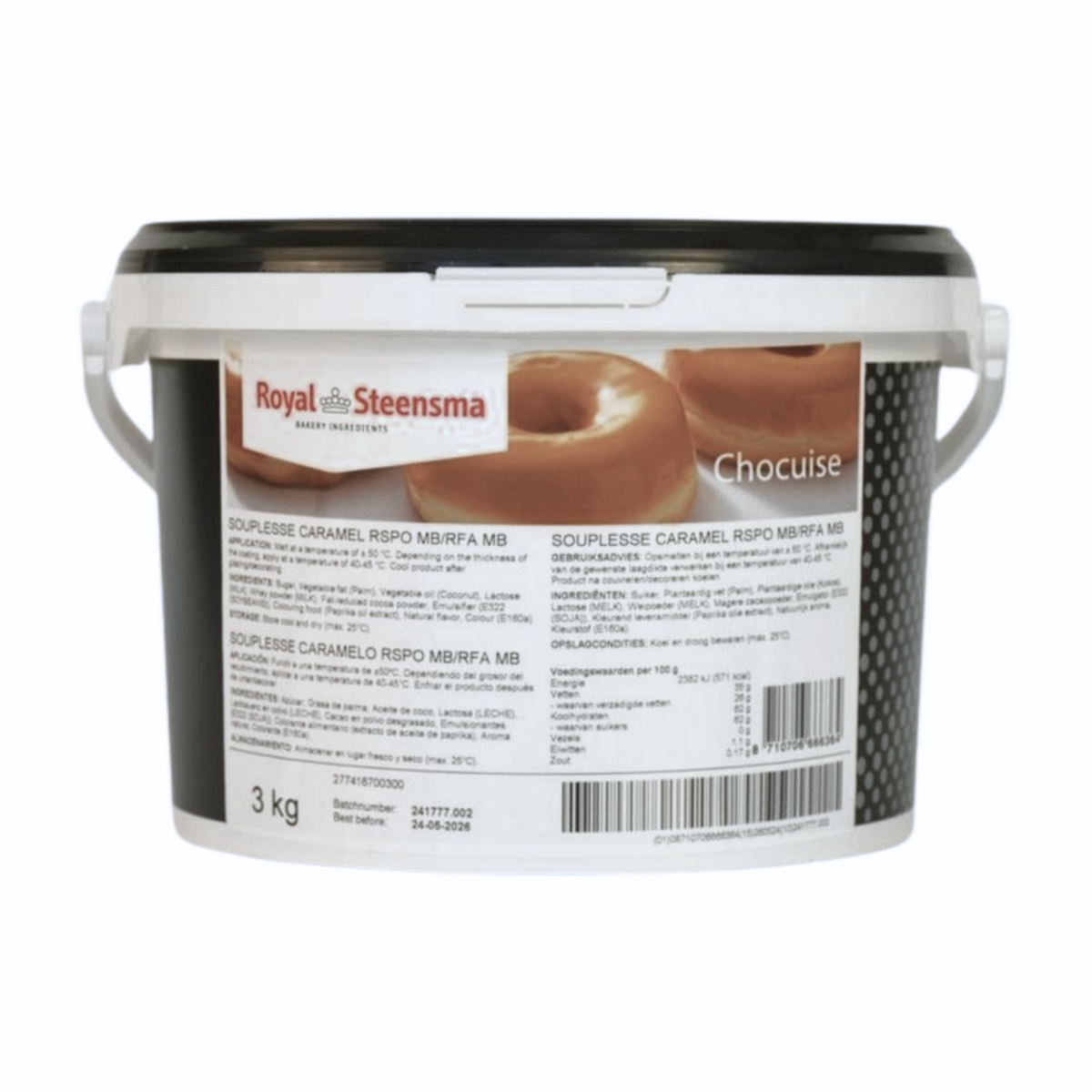 Помадка-глазур карамель Royal Steensma 3 кг