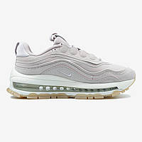 Фіолетові шкіряні жіночі кросівки Nike Air Max 97 Futura Violet Демісезонні Найк Аір Макс 97