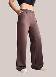 Палаццо з ТУРЕЦЬКОГО трикотажа, модель 39 шоколад