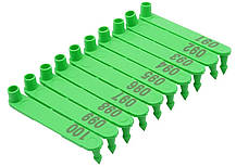 Бірки вушні для тварин, № 001-300, 10 шт., фото 4