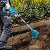 Акумуляторний культиватор безщітковий + 2 АКБ, Синій / Електрокультиватор / Бездротовий міні культиватор, фото 4