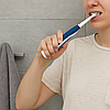 Електрична зубна щітка, 12х5,5х3 см, HL168, Голубой / Портативна ротаційна щітка для чищення зубів, фото 2