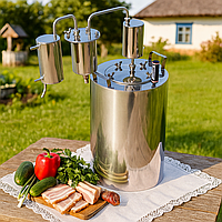 Дистиллятор Самограй 2С 58 л бытовой классический с двумя сухопарниками и холодильником от ТМ БУДЬМО Крафт