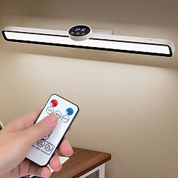 Акумуляторна лампа з датчиком руху + пульт, 55см, USB / Підвісна лампа на магніті / Десктоп-скринбар