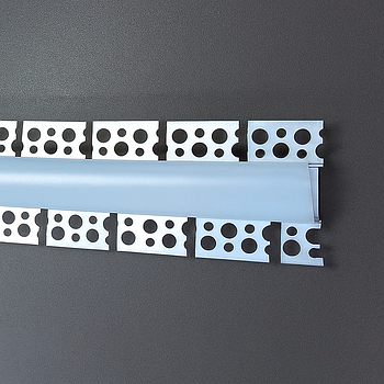 Гнучкий LED-профіль BIOM LPS-142 (під гіпсокартон), з розсіювачем