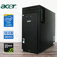 Acer Aspire TC-710 - Intel Core i5-6400/ 16GB RAM/ GTX750 2GB/ 128GB+2000GB Системний блок, Ігровий ПК GTA5