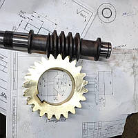 Виготовлення черв'ячної пари за кресленнями, зразками (на замовлення)