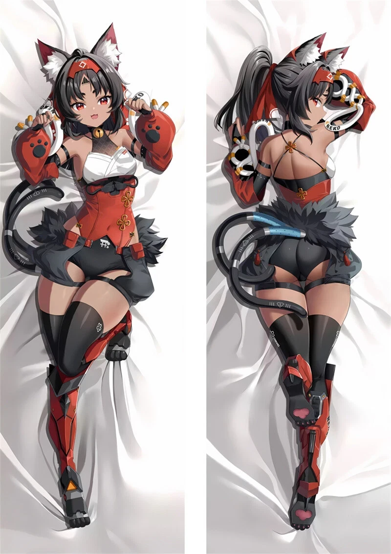 Дакімакура 150 х 50 см  Zenless Zone Zero Nekomiya Mana Некомія Мана  Подушка з наволочкою  двостороння, фото 1