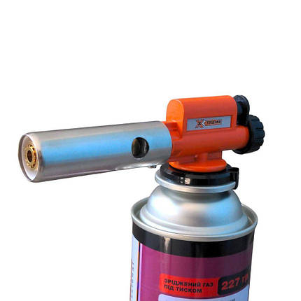 Газовий металевий пальник з п'єзопідпалом X-Treme GT-XT8802D, портативний пальник туристичний, фото 1