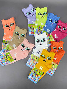 Шкарпетки дитячі "Кішечка" 16-18 (25-28 взуття) 10 пар/уп.