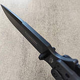 Ніж складний Нокс Балисонг/ 440, G10 чорний, фото 2