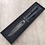 Ніж складний Нокс Балисонг/ 440, G10 чорний, фото 6