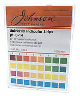 Індикаторні смужки універсальні на pH 0-14 JTP pH Indicator Strips