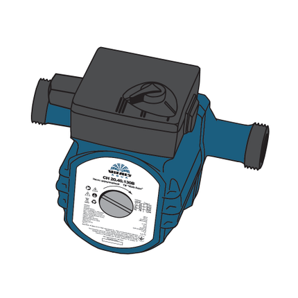 Насос циркуляційний Vitals Aqua CH 20.40.130B, фото 1