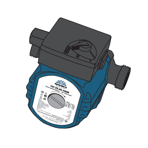 Насос циркуляційний Vitals Aqua CH 25.40.180B