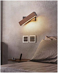 Настінний світильник RD-7699 21х4,5 см (дерево) з перемикачем