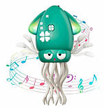 Розвиваюча музична іграшка Squid Electric Dance танцюючий восьминіг Зелений, фото 2