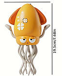 Розвиваюча музична іграшка Squid Electric Dance танцюючий восьминіг Жовтий, фото 4