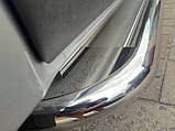 Бокові пороги Premium (2 шт., нерж) 60 мм, коротка база для Fiat Talento 2016- рр, фото 7
