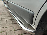 Бокові пороги Premium (2 шт., нерж) 60 мм, коротка база для Fiat Talento 2016- рр, фото 10