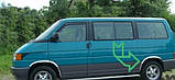Накладки на арки (4 шт, нерж) для Volkswagen T4 Transporter, фото 5