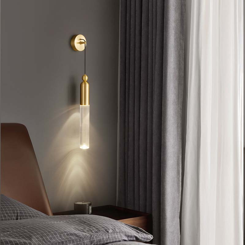 Настінний світильник. Модель RD-0017 Золотистий, фото 1