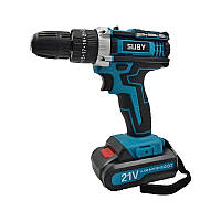 Шуруповерт акумуляторний SUBY BLUE 21V 1400 об/хв Li-ioN гарантія рік