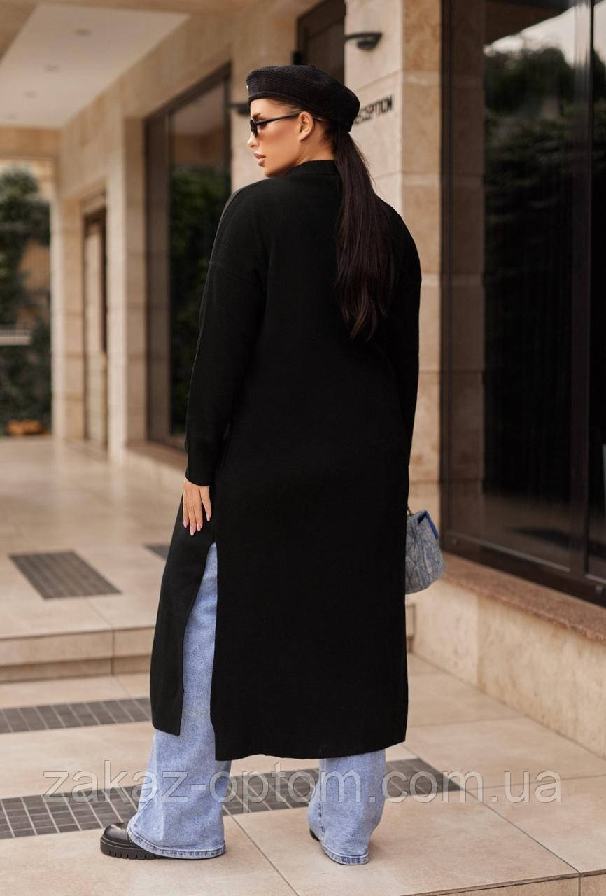 Кардиган жіночий в'язання гуртом (48-52) Туреччина-139795