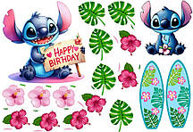 Вафельна картинка Стіч 8026