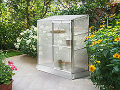 Балконна теплиця LECCE срібляста 142 x 129  x59 см