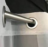 Якісний білий тюль на люверсах з шифону 500*270см., фото 4