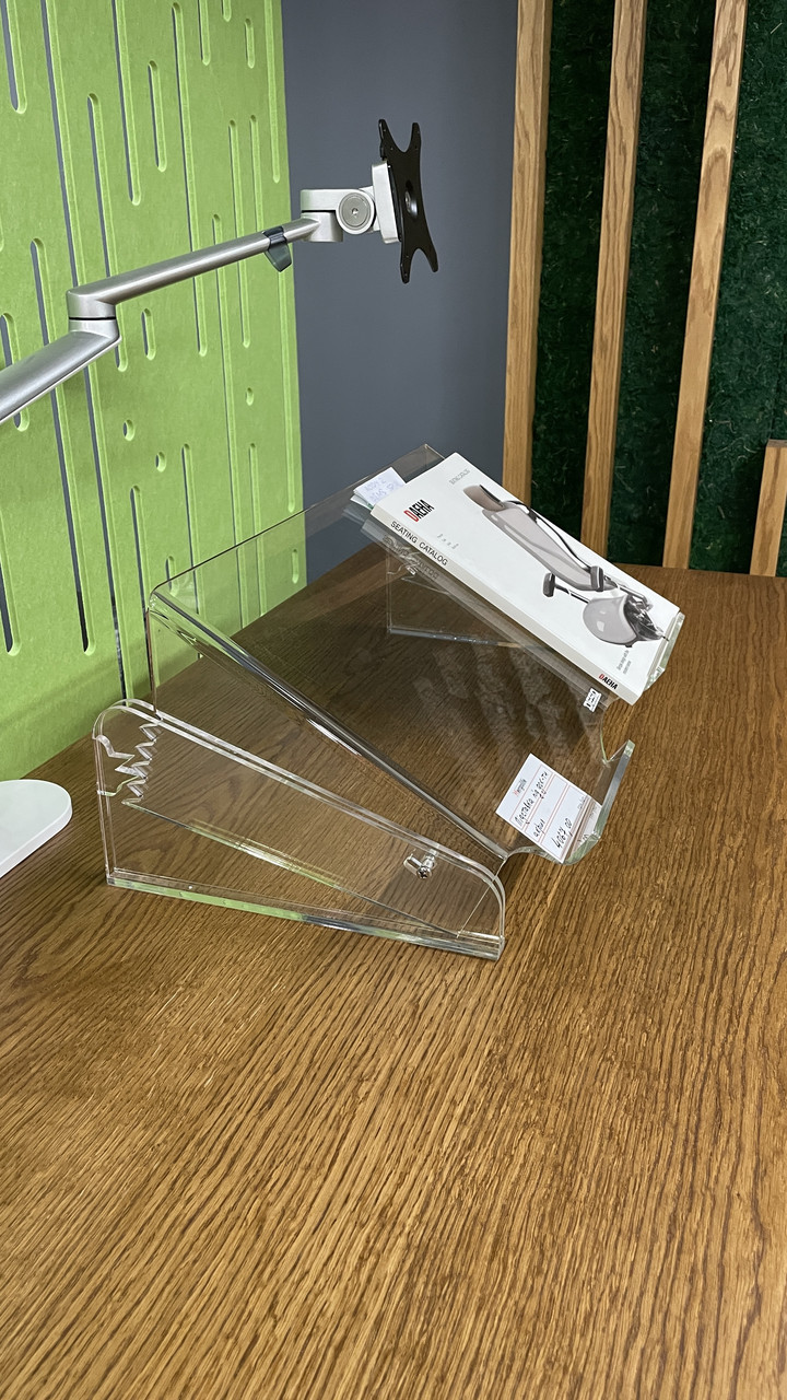 Регульована підставка для документів і ноутбука DESQ 1540, 6 положень висоти, місце для клавіатури, фото 1