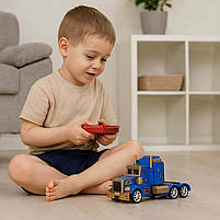 Радіокерований трансформер Оптимус Прайм 29,5 см — трейлер-робот із пультом, світло та звук, арт. 28128, фото 3