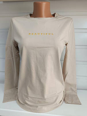 Реглан жіночий стрейч-коттон оптом (42-46) Китай-139805, фото 1