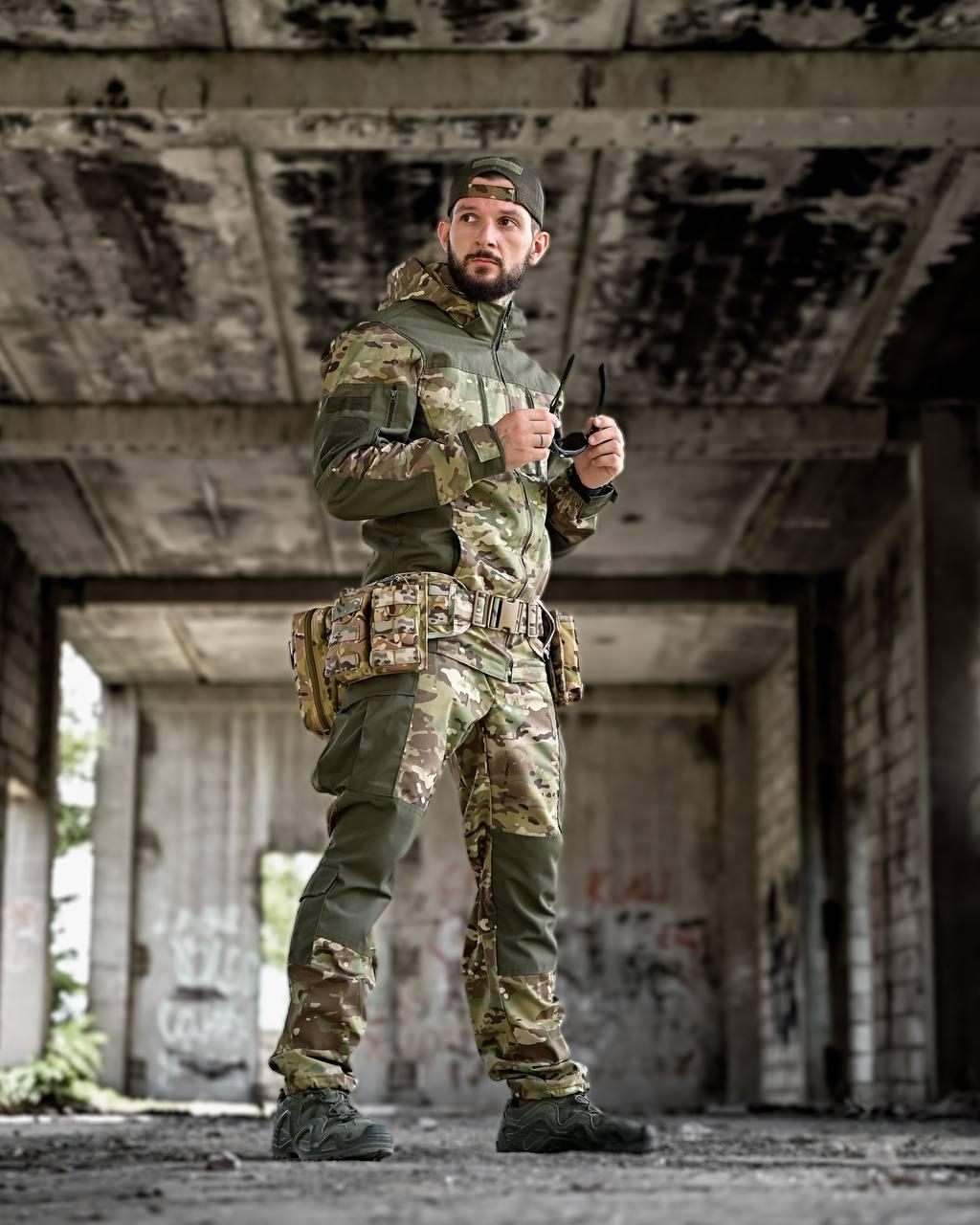 Комплекти військової форми multicam камуфляж rip-stop тактичний польовий, Костюм рипстоп мультикам штурмовий армійський бойовий - фото 1 - id-p2729657869