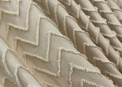 Шторна тканина Льон Букле. Колір кремовий. Код 1807ш