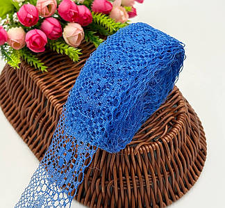 Мереживо "Белла" / Ширина - 4 см / Рулон - 10 метрів / Електрик