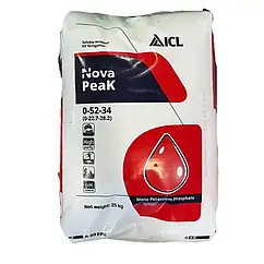 Добриво Монокалій Фосфат 0-52-34 Nova Peak, ICL - 25 кг