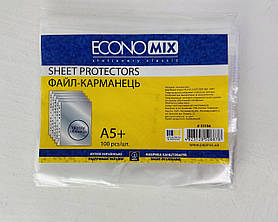 Файли А4 30 мкм Глянець 100 штук (31104) Economix
