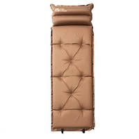 Килимок самонадувний з подушкою Mobi Garden Aquarius 60 мм NX19663003 brown