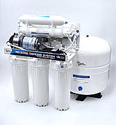 Система зворотного осмосу RO-75G-16JG+M-P PREMIUM з помпою та мінералізатором