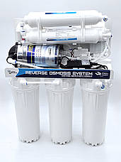 Система зворотного осмосу RO-75G-16JG+M-P PREMIUM з помпою та мінералізатором, фото 2