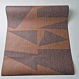 Шпалери вінілові 0.53 × 10.05 м Marburg New Modern Schöner Wohnen 31820, коричнево-фіолетові для спальні, вітальні, фото 6