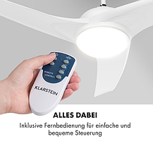 Уцінка Стельова люстра вентилятор Klarstein Figo 52, Німеччина, фото 4