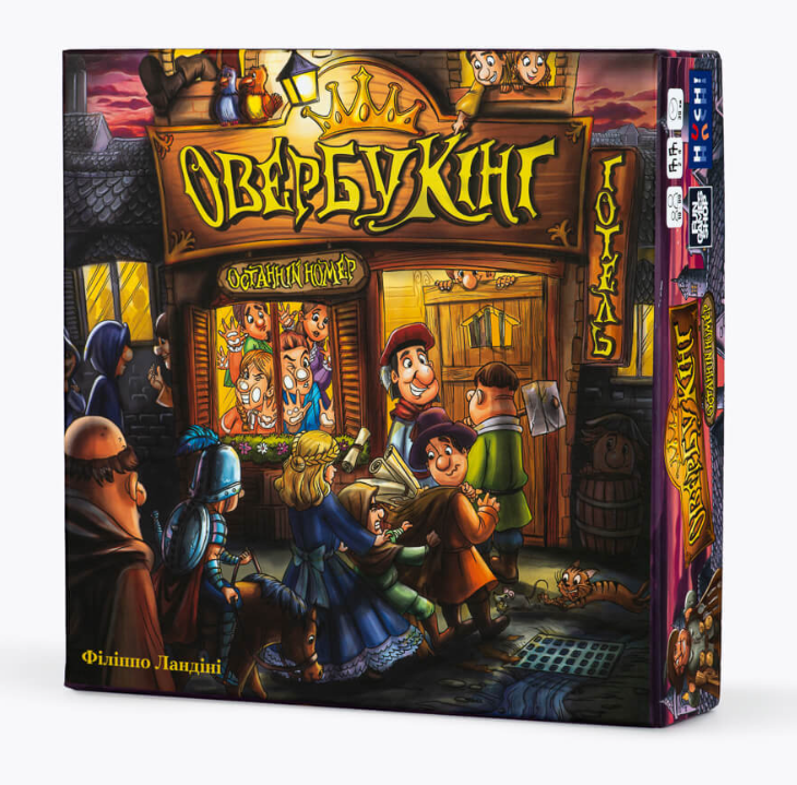 Гра для сім'ї та компанії "Овербукінг" виробник: HUCH! (Німеччина)