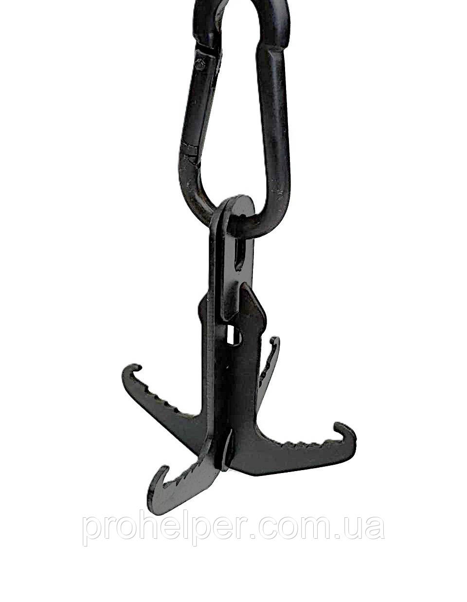 Кішка (гак) розбірна сталева 3 мм для розмінування та евакуації, фото 1