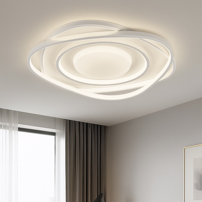 Стельова LED люстра до 18 м з пультом 90W модель (7871015), фото 1