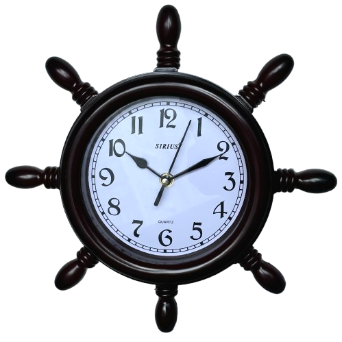 Настінний годинник Штурвал Морський (30 см), фото 1