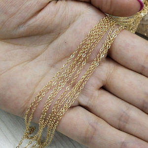 Декоративні ланцюги моток 92м, колір золото