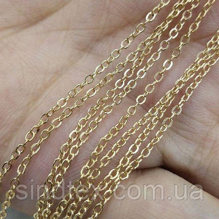 Декоративні ланцюги моток 92м, колір золото, фото 2